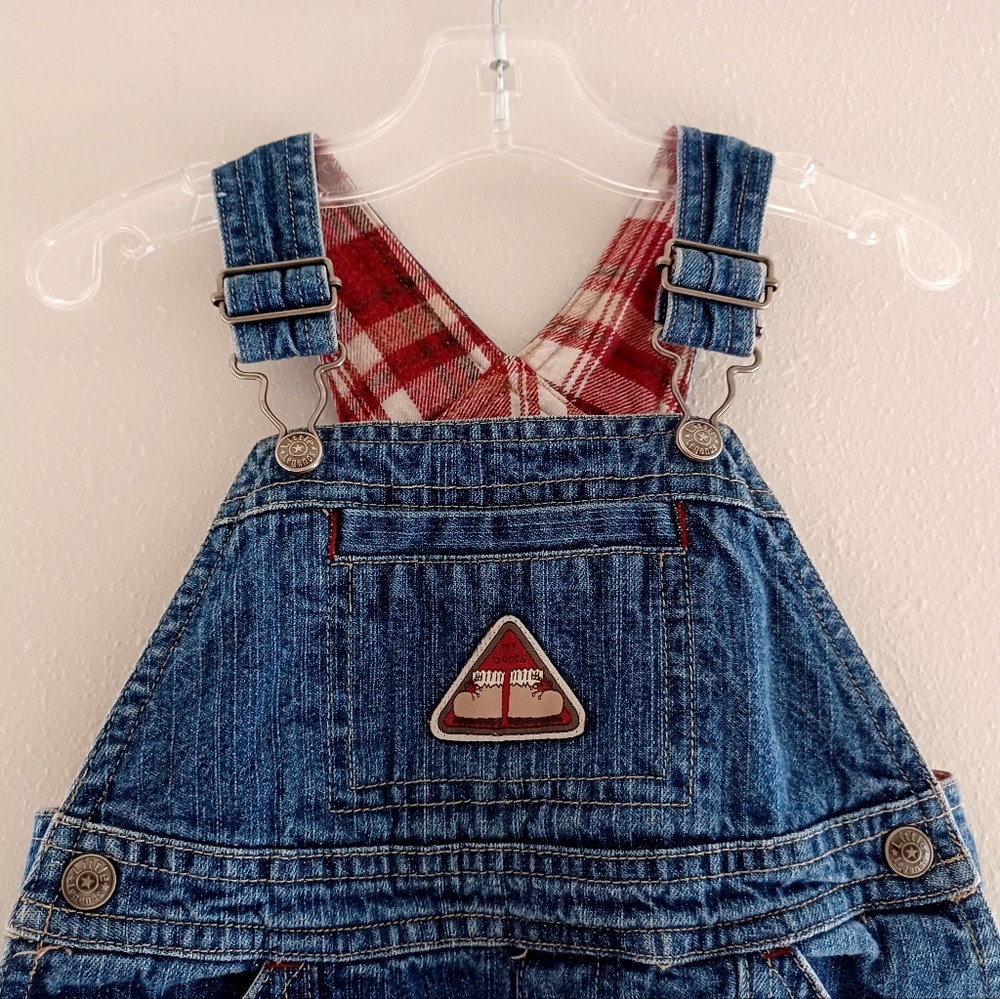 Toddler Denim Bib Ovealls, Size 24 Months - Picture 3 of 16
